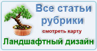 Карта  рубрики: Ландшафтный дизайн